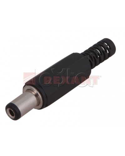 Разъем питания штекер 2.1х5.5x10 мм (50шт/уп) REXANT 14-0311 в Таганроге Коннекторы Pintop.ru