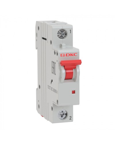 Выключатель автоматический модульный YON MD63 1P 16А C 6kA DKC (MD63-1C16-6) в Таганроге Электротехническое оборудование Pintop.ru
