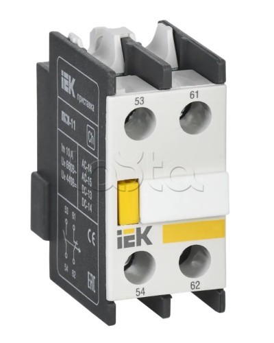 Приставка ПКИ-20 доп.контакты 2з IEK (KPK10-20) в Таганроге Клеммные колодки Pintop.ru