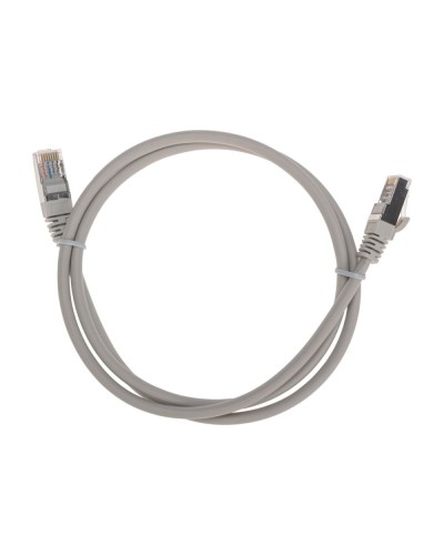 Патч-корд F/UTP, CAT 5e, RJ45-RJ45, 26AWG, LSZH, серый, 1м REXANT 02-0110-1 в Таганроге Патчкорды (медные) Pintop.ru