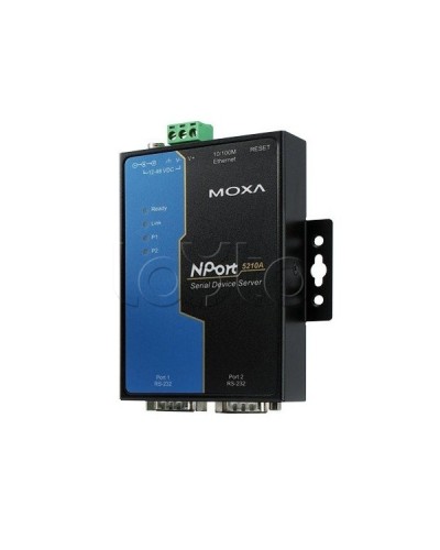 Сервер 2-портовый RS-232 в Ethernet Moxa NPort 5210A в Таганроге Дополнительное оборудование для ОПС Pintop.ru