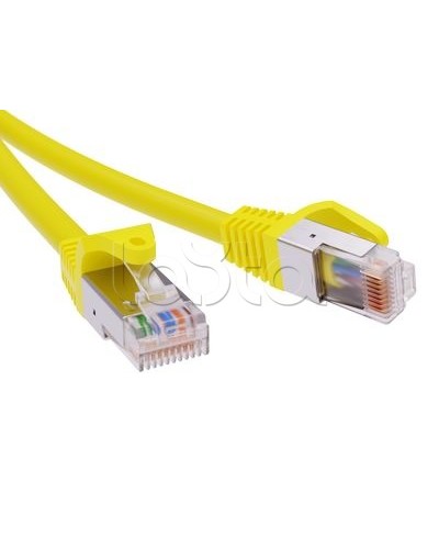 Патч-корд экранированный CAT5E F/UTP 4х2, LSZH, желтый, 7м DKC RN5EFU4570YL в Таганроге Патчкорды (медные) Pintop.ru