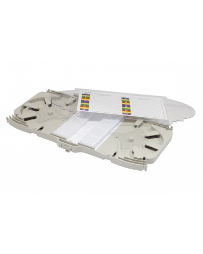 Сплайс-кассета на 24 (48) соединения, пластик Eurolan 33B-03-24GY в Таганроге Кроссы оптические Pintop.ru