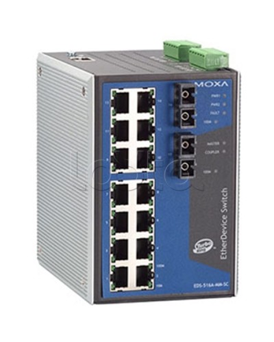 Коммутатор управляемый промышленный 16-портовыйMoxa EDS-516A-MM-SC в Таганроге Коммутаторы Pintop.ru