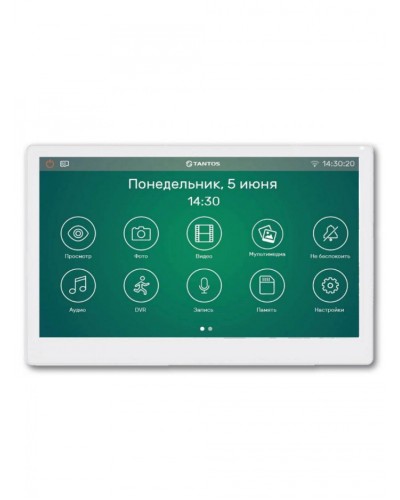 Монитор Tantos Stark HD SE Tuya (White) XL в Таганроге Абонентские IP устройства Pintop.ru