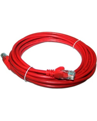 Патч-корд RJ45 - RJ45, 4 пары, UTP, категория 6, 0.5 м, красный, LSZH LANMASTER LAN-PC45/U6-0.5-RD в Таганроге Патч-корды и пигтейлы Pintop.ru