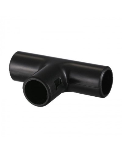 Тройник (2 част.) для труб D25мм (черный)Экопласт (41325-BL) - TI20G Тройник (2 част.) для труб D25мм, цвет чёрныйЭкопласт в Таганроге Повороты, муфты, тройники Pintop.ru