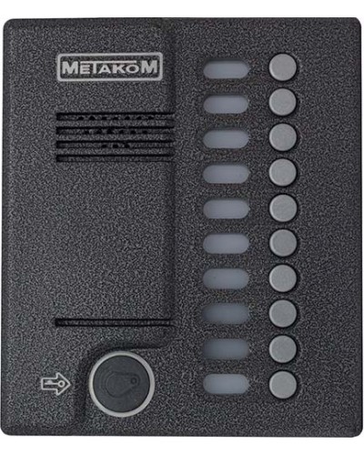 Блок вызова домофона Метаком MК10.2-RFEN в Таганроге Вызывные аудиопанели малоабонентные Pintop.ru