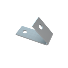 Уголок c острым углом 135 гр. с двумя отверстиями HD85 КМ-профиль (USG135-2 HD85)