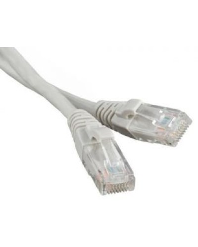 Патч-корд RJ45 - RJ45, 4 пары, UTP, категория 5е, 5 м, белый, LSZH LANMASTER LAN-PC45/U5E-5.0-WH в Таганроге Патч-корды и пигтейлы Pintop.ru