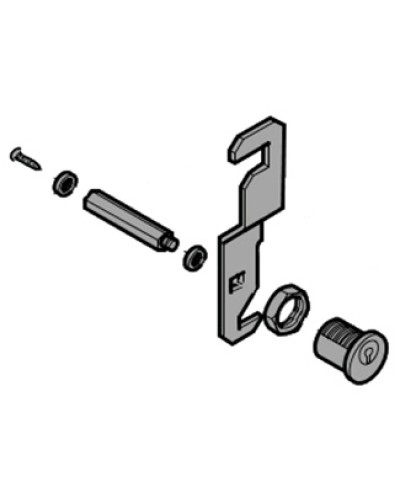 Замок дверцы G4040 Came 119RIG411 в Таганроге Запчасти для шлагбаумов и автоматики Pintop.ru