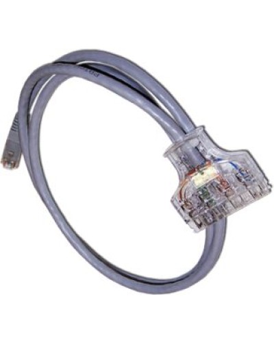 Патч-корд 110 тип - RJ45, 4 пары, UTP, категория 6, 2 м LANMASTER LAN-45-P4-2.0/6 в Таганроге Патч-корды и пигтейлы Pintop.ru