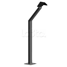 Стойка кнопки выхода Аякс наклонная исп.00 (на асфальт), черная Магнито-контакт