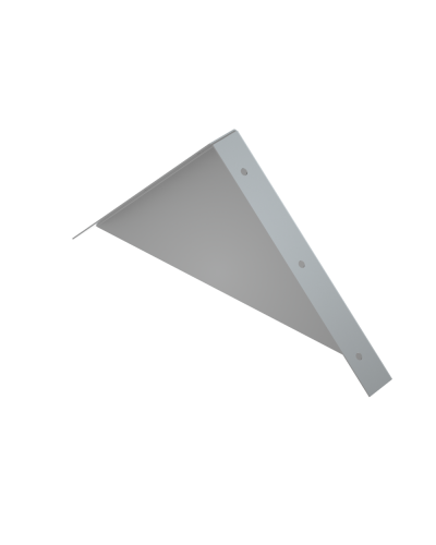 Заглушка двускатной крышки 200 мм HD85 КМ-профиль (ZKLZ200 HD85) в Таганроге Аксессуары для лотков Pintop.ru