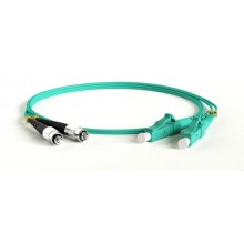 Патч-корд волоконно-оптический Hyperline FC-D2-503-FC/PR-SC/PR-H-50M-LSZH-AQ