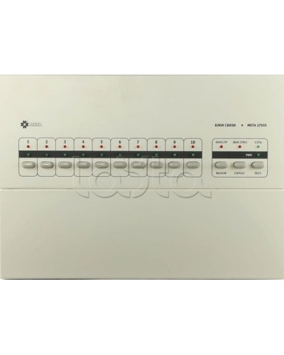 Блок связи на 10 каналов МЕТА 17555 в Таганроге Система оповещения и трансляции Мета Pintop.ru