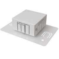 Коробка монтажная огнестойкая металлическая для троса КМОМ-ТС (4к х 10мм) 152х106х44 IP31 ПожТехКабель (077-004)