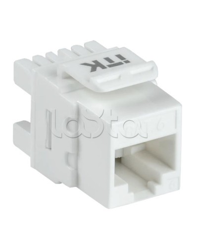 Модуль Keystone Jack кат. 6 UTP 110 IDC 180 град. ITK CS1-1C06U-12 в Таганроге Модули Keystone Pintop.ru