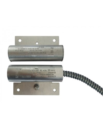 Извещатели охранные точечные магнитоконтактные взрывозащищённые Ех ИО102 Al исп.300, с магнитом М-50, с постоянно присоединенным кабелем в металлорукаве Магнито-Контакт в Таганроге Извещатели охранные (Ex) Pintop.ru
