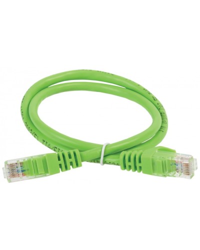 ITK Коммутационный шнур (патч-корд), кат.5Е UTP, 0,5м, зеленый (PC02-C5EU-05M) в Таганроге Патч-корды и пигтейлы Pintop.ru