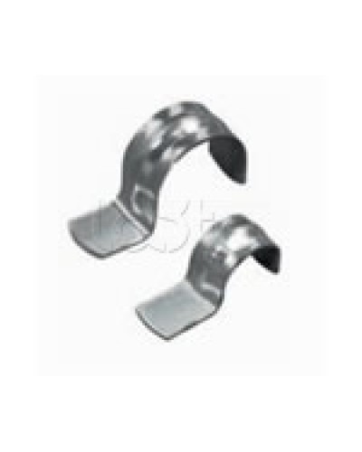 Скоба оцинкованная однолапковая без монтажного отверстия, для трубы D50мм (1уп = 50шт) Экопласт (43751) в Таганроге Держатели, клипсы, скобы Pintop.ru