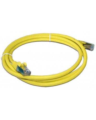 Патч-корд RJ45 - RJ45, 4 пары, FTP, категория 6A, 0.5 м, желтый, LSZH LANMASTER LAN-PC45/S6A-0.5-YL в Таганроге Патч-корды и пигтейлы Pintop.ru