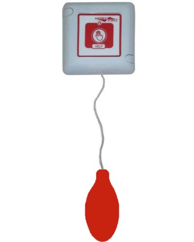 Пневмокнопка вызова влагозащищенная со шнуром Hostcall MP-435W2 в Таганроге Система оповещения и трансляции Hostcall Pintop.ru