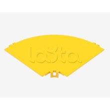 Крышка на горизонтальный угол на 90°Hyperline FBTR-360-ELB90-CVR