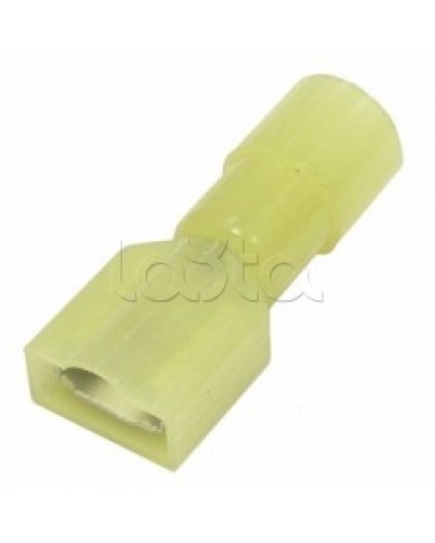 Клемма плоская полностью изолированная 4-6 мм² (КППИн гнездо - 6.6мм) (100шт/уп) REXANT 08-0652 в Таганроге Клеммные колодки Pintop.ru