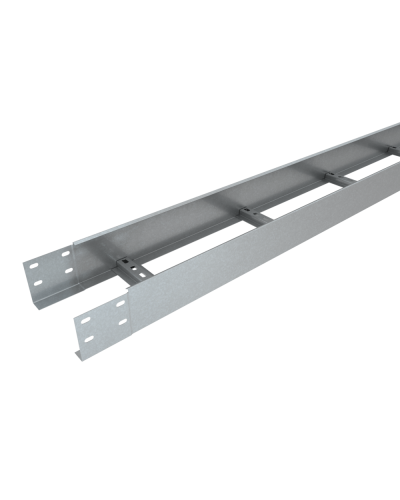 Лоток лестничный 100х100х1,2 L2000 мм Быстрый монтаж HD85 КМ-профиль (LLS100-100-1.2-2000 HD85) в Таганроге Кабельные лотки Pintop.ru