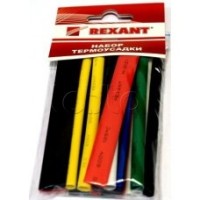 Набор термоусадочных трубок №2 (АВТО импорт) (10шт/уп) REXANT 29-0102