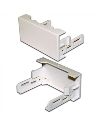 Вставка-заглушка Mosaic 22.5x45, белая LANMASTER (LAN-WA-LP-XX-WH) в Таганроге Патч-корды оптические Pintop.ru