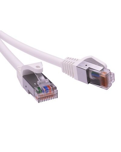 Патч-корд экранированный CAT6 F/UTP 4х2, LSZH, белый, 3м DKC RN6FU4530WH в Таганроге Патчкорды (медные) Pintop.ru