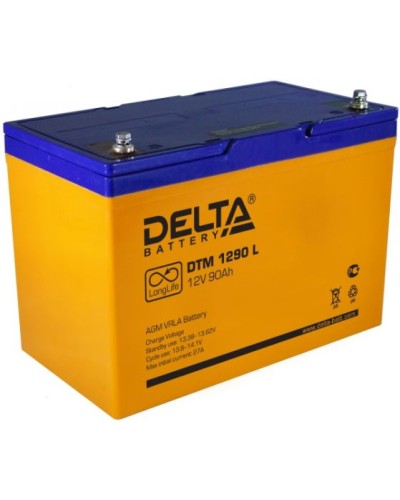 Аккумулятор свинцово-кислотный Delta DTM 1290 L в Таганроге Электротехническое оборудование Pintop.ru