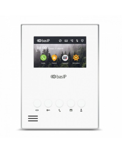 Видеодомофон BAS-IP AU-04LA WHITE в Таганроге Вызывные IP панели Pintop.ru