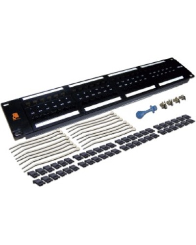 Патч-панель 48 портов, UTP, кат.5E, 2U LANMASTER LAN-PPL48U5E в Таганроге Патч панель Pintop.ru