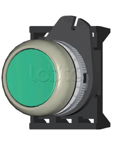 Кнопка плоская прозрачная с фиксацией, зеленая DKC ABDLM2 в Таганроге Аксессуары для стоек и шкафов Pintop.ru