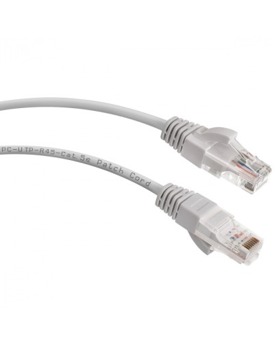 Шнур коммутационный 2xRJ-45/8P8C U/UTP кат.5е (3 м) Cabeus PC-UTP-RJ45-Cat.5e-3m в Таганроге Патчкорды (медные) Pintop.ru
