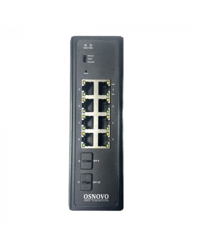 OSNOVO SW-80802-IM(port 90W,360W) Промышленный Web-управляемый PoE коммутатор в Таганроге Коммутаторы Pintop.ru