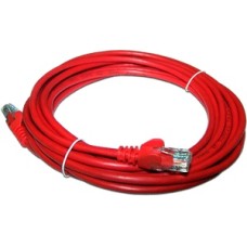 Патч-корд RJ45 - RJ45, 4 пары, UTP, категория 6, 2 м, красный, LSZH LANMASTER LAN-PC45/U6-2.0-RD