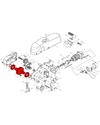 Корпус шлагбаума G4001 Came 119RIG069 в Таганроге Запчасти для шлагбаумов и автоматики Pintop.ru