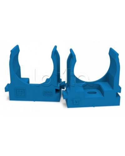 Крепеж-клипса для труб для монтажного пистолета синяя д25 (100шт/700шт уп/кор) Промрукав (PR13.0145) в Таганроге Держатели, клипсы, скобы Pintop.ru