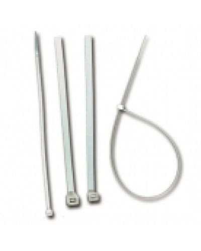 Стяжка пластиковая нейлоновая с площадкой для маркировки 3,6х205мм, белая (100шт.уп) TWT-CVM-205 в Таганроге Стяжки-хомуты Pintop.ru