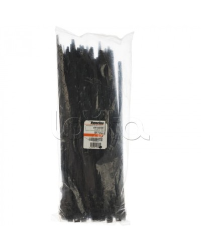 Хомут-стяжка нейлоновый, неоткрывающийся, погодостойкий 360x8.6 мм Hyperline GTN-360HDB (100 шт/уп) в Таганроге Стяжки-хомуты Pintop.ru