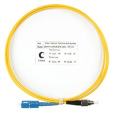 Шнур оптический simplex SC-FC 9/125 SM 1.5 м LSZH