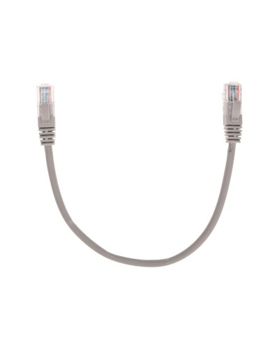 Патч-корд U/UTP, CAT 5e, RJ45-RJ45, 26AWG, LSZH, серый, 0,3м REXANT 02-0100-03 в Таганроге Патчкорды (медные) Pintop.ru