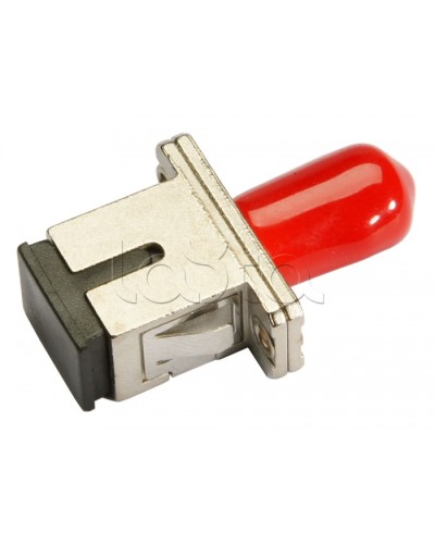 Соединитель проходной ST-SC, MM(для многомодового кабеля), simplex Cabeus ST-SC-MM в Таганроге Проходные адаптеры и розетки оптические Pintop.ru