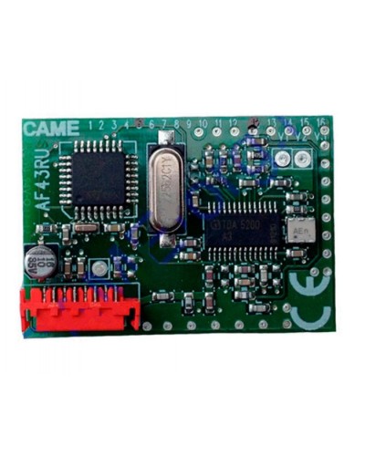 Плата радиоприемника встраиваемая Came 001AF43RU в Таганроге Устройства радиоуправления для шлагбаумов и автоматики Pintop.ru