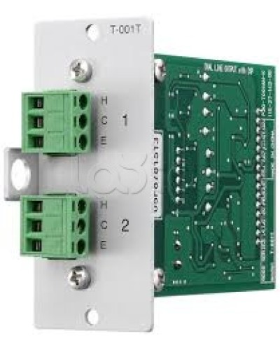 Модуль выходной 2-mic/line с DSP-процессором TOA T-001T в Таганроге Системы оповещения и трансляции TOA Pintop.ru