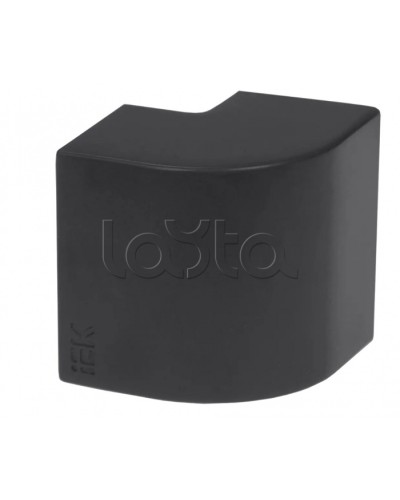 ELECOR Угол внешний КМН 60х40 черный (4шт/компл) IEK (EL-KK10D-N-060-040-K02) в Таганроге Аксессуары для кабель-канала Pintop.ru